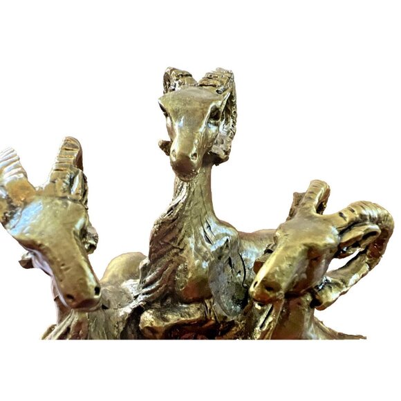 Chinese Zodiac Sheep Feng Shui Ornaments Statues Wealth Figurine Desk Decoration - Picture 8 of 10